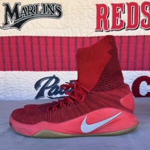 Size 11 - Nike‎ Hyperdunk 2016 Flyknit Team Red 843390-606